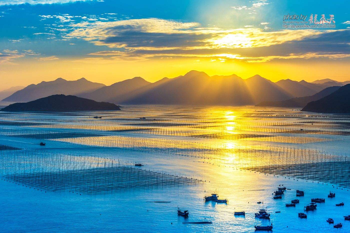 霞浦东壁日落